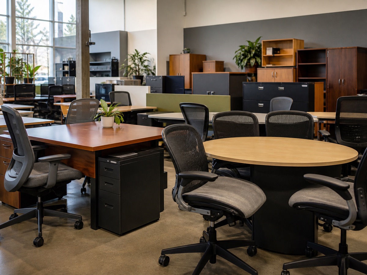 Commercial furniture prepared for recovery and reuse
