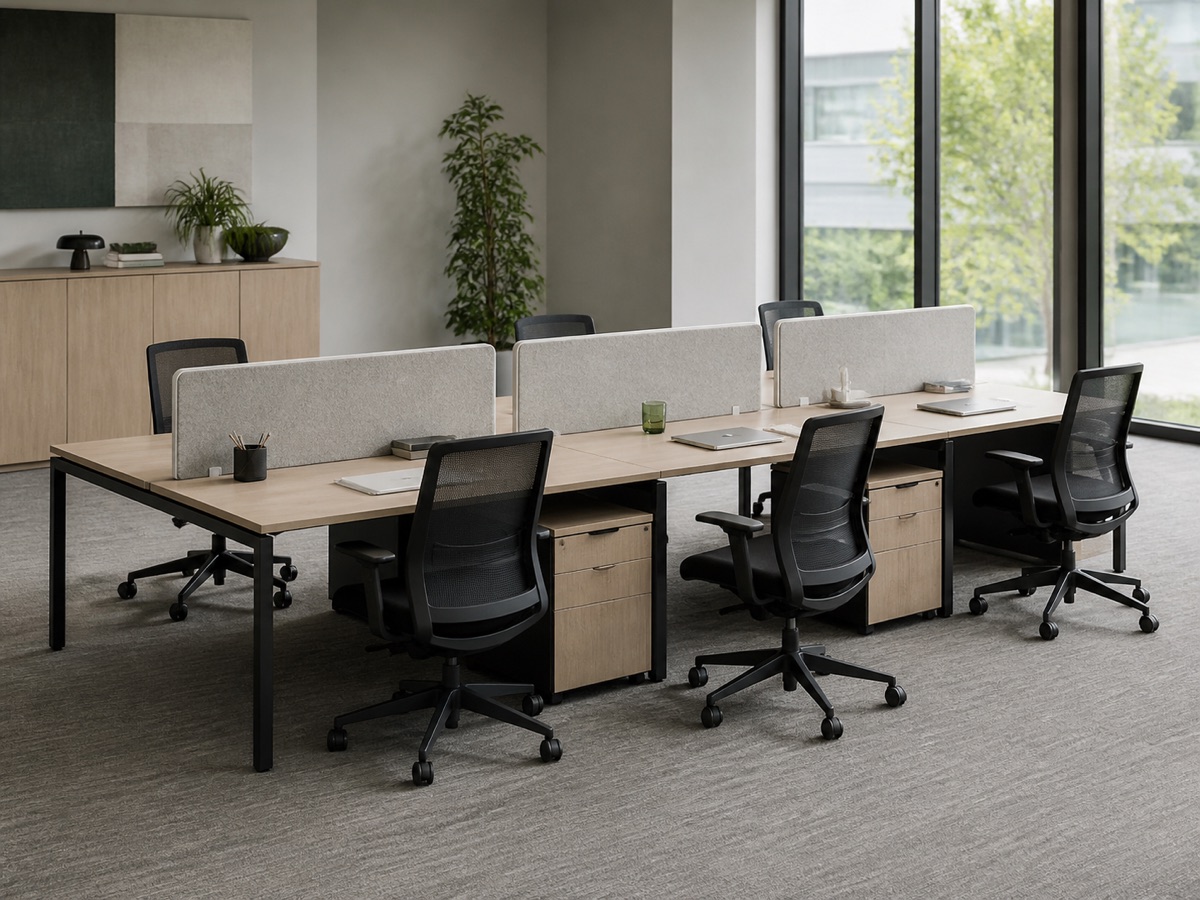 Workspace inspiration with modular team workstations