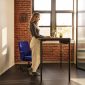 Humanscale eFloat Quattro Sit-Stand Desk in a modern office
